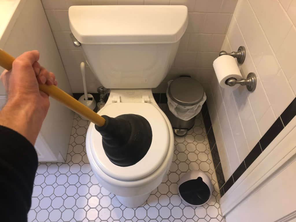 what to put in clogged toilet