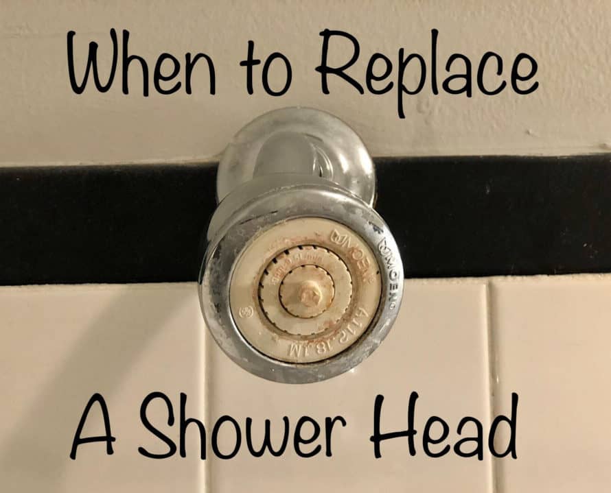 When to replace a shower head