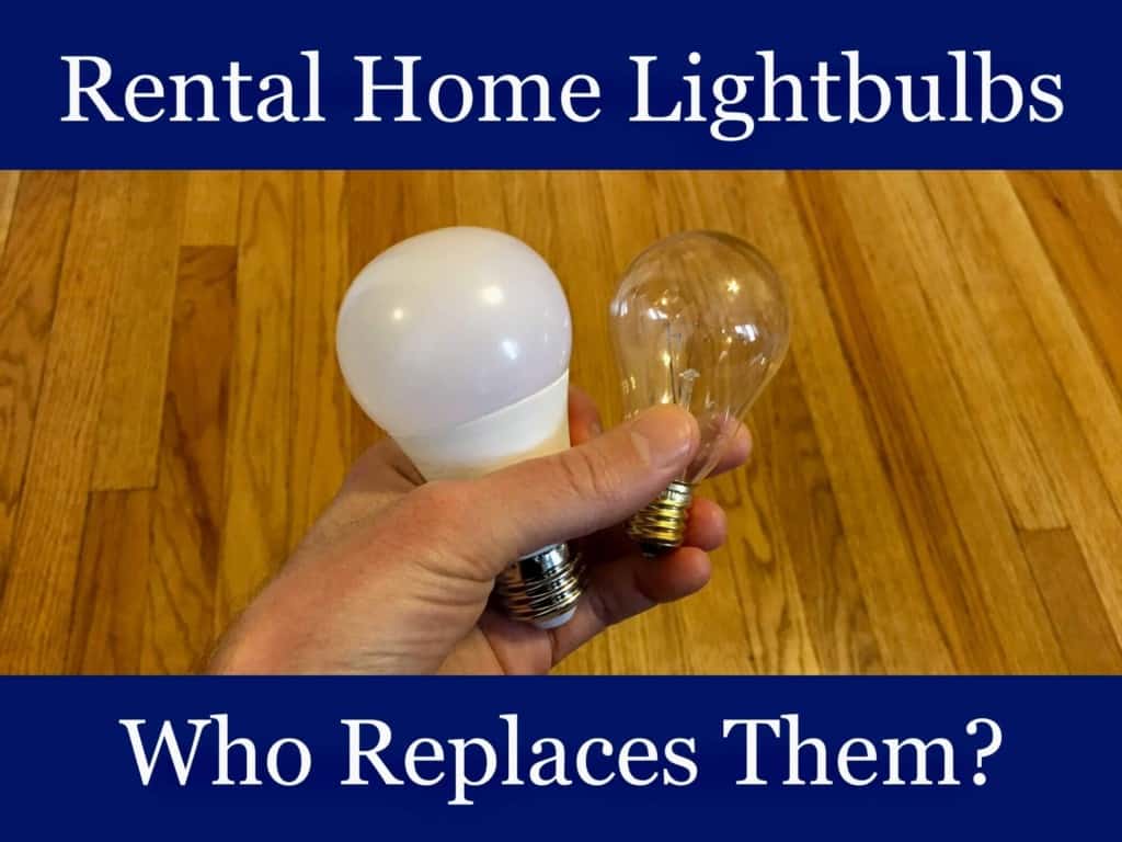 Are landlords responsible for replacing light bulbs
