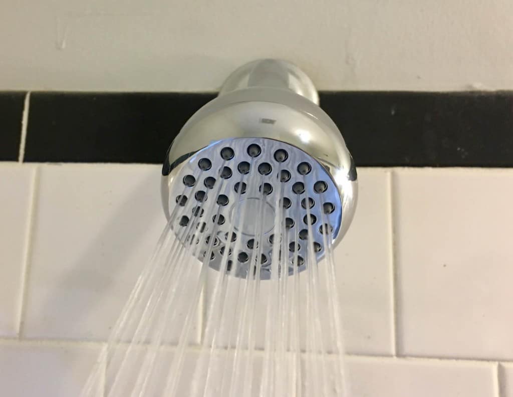 Wall mount shower head