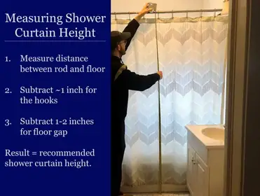 Shower Curtain Size, What Size Shower Curtain Rod Do I Need