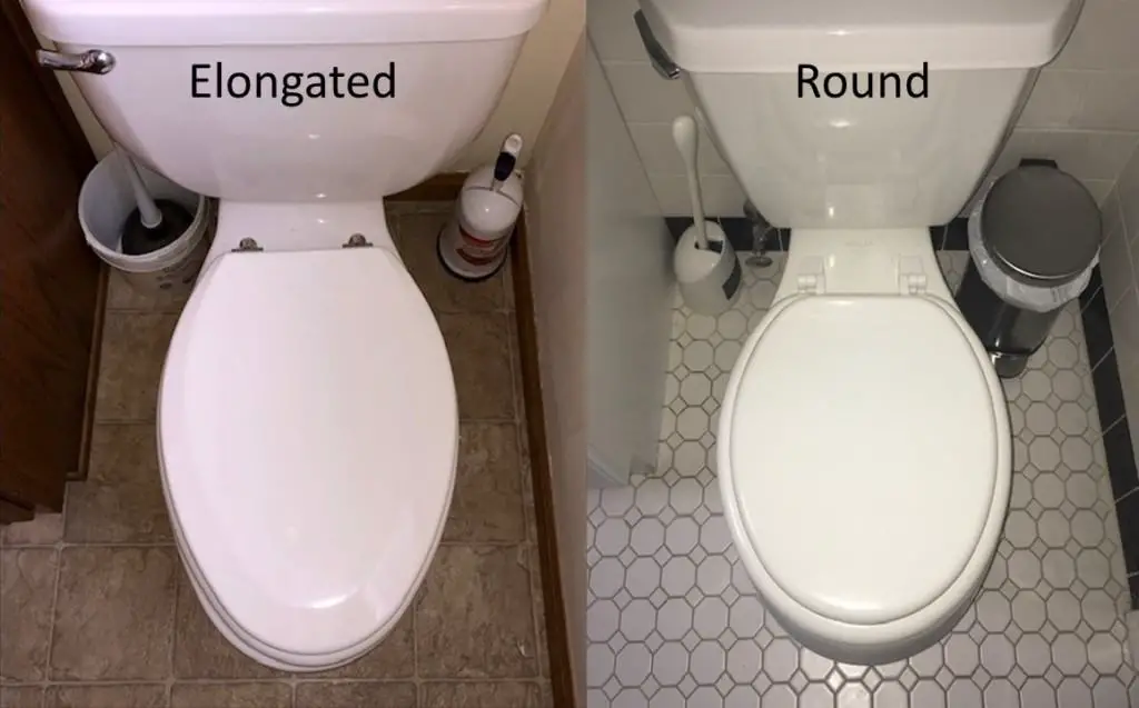 elongate v round toilet seat