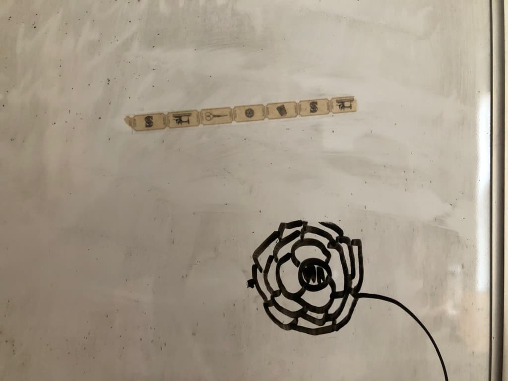 will washi tape stick to dry erase board