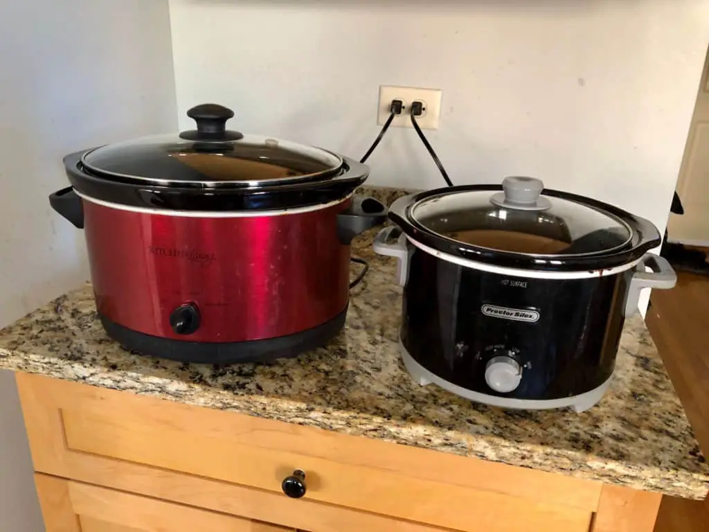 crock pot low and high temps