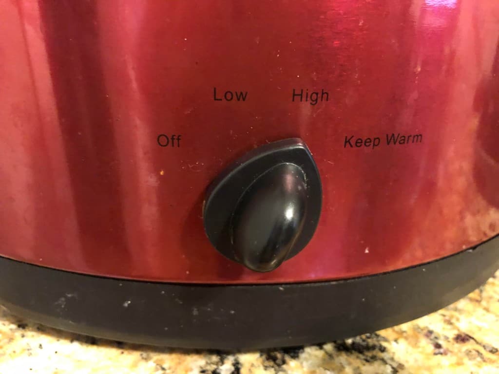 Slow cooker temperature on high