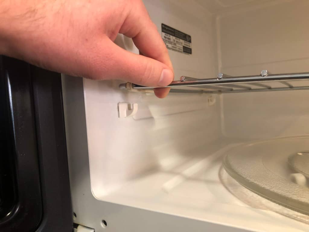 What is the metal rack in my microwave for