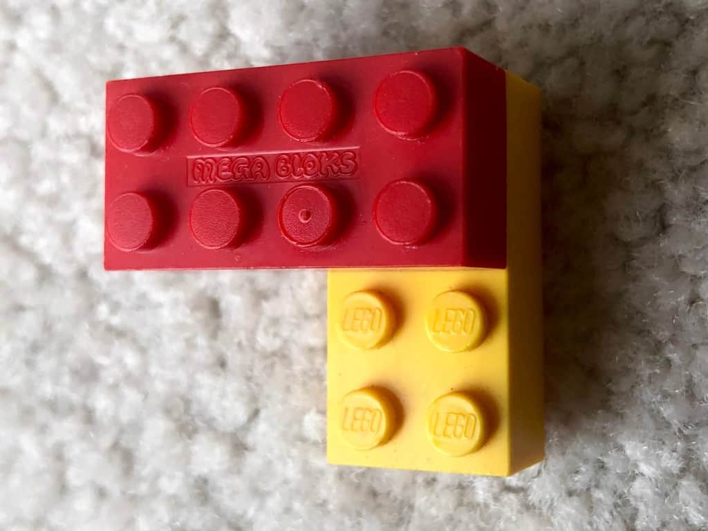 are legos and mega bloks compatible