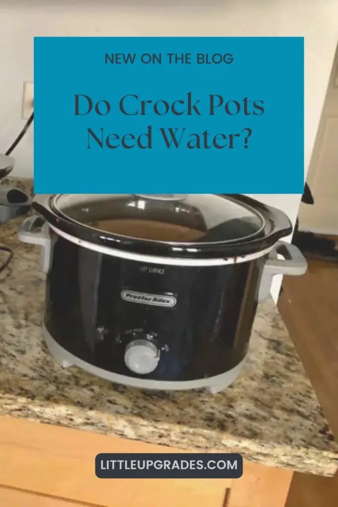 Do Crock Pots Need Water? How Much to Add to a Slow Cooker Little