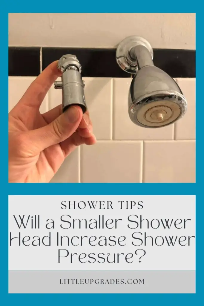 Will A Smaller Shower Head Increase Water Pressure? - Little Upgrades